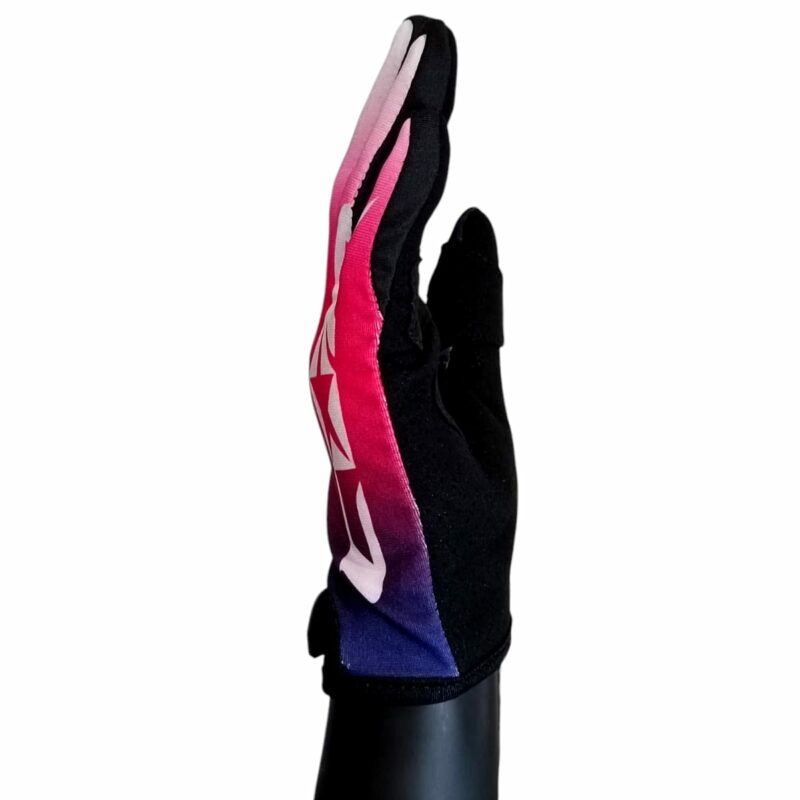 Paire de Gants future violet/rose