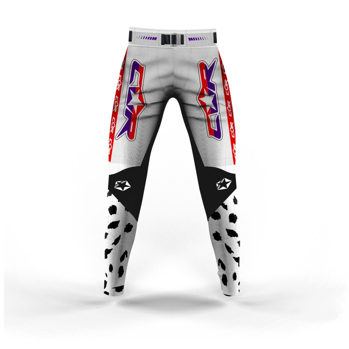 Pantalon Motocross Vintage léopard – Image 2