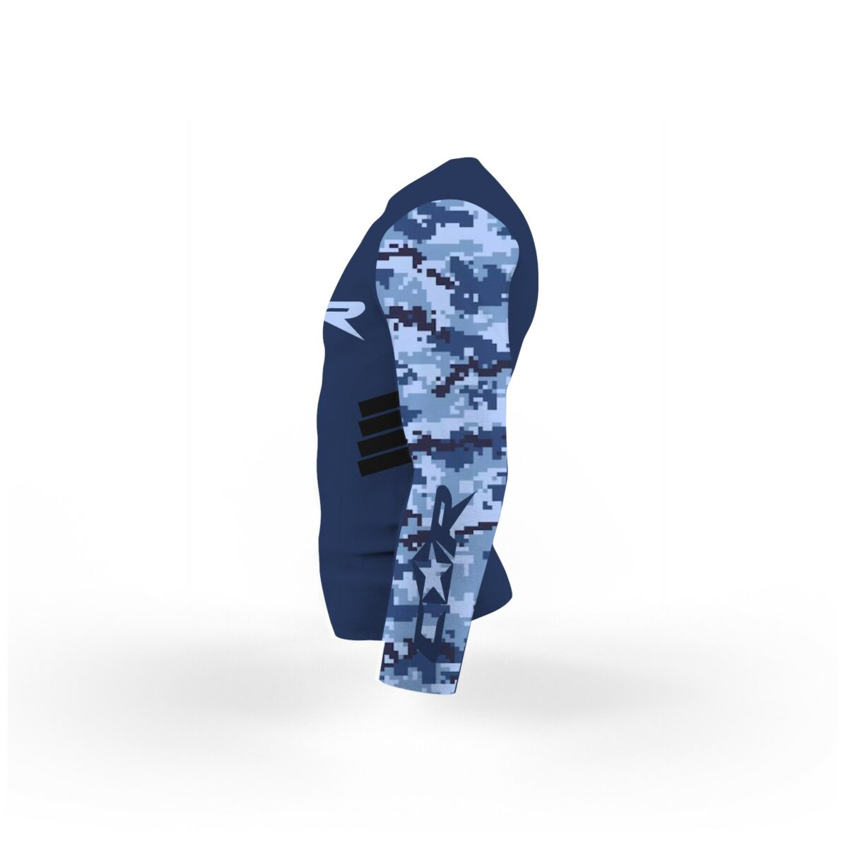 maillot camo bleu marine – Image 4