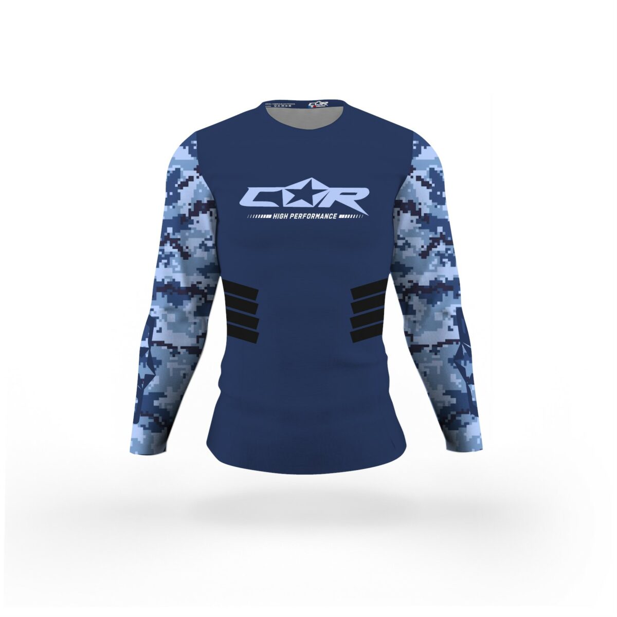 maillot camo bleu marine – Image 2