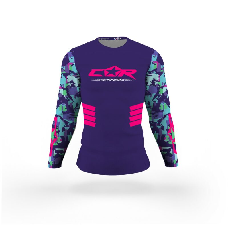 maillot camo violet